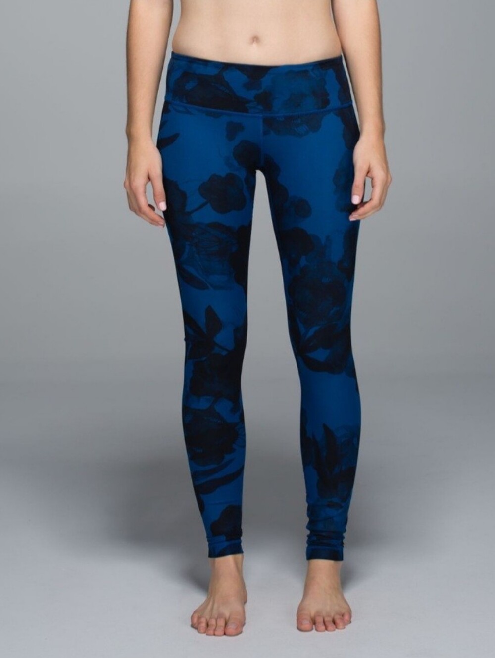 Lululemon Wunder Under Pant Full-On Luxtreme Jumbo Inky Floral Black Inkwell 10